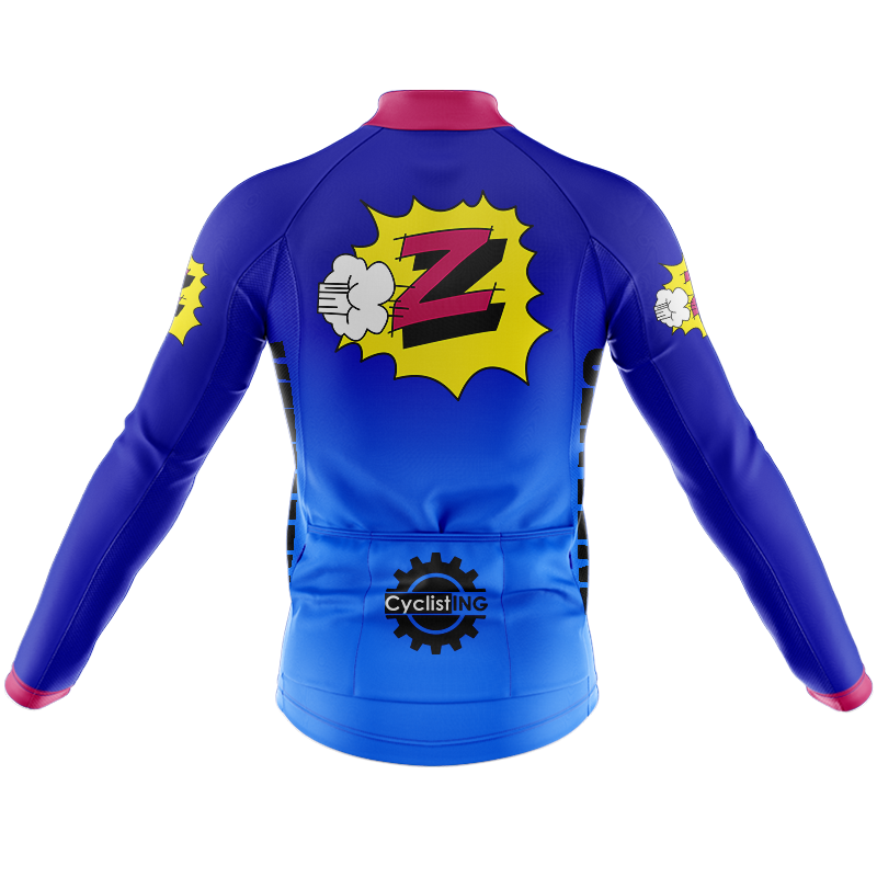Z Vetements Enfants Retro Fietsshirt met lange mouwen