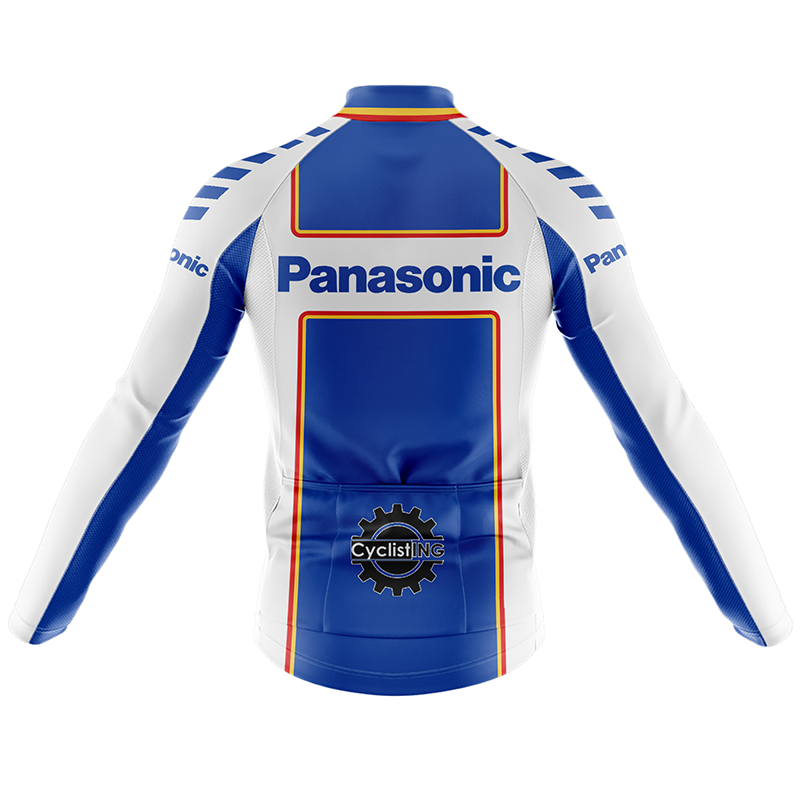 Panasonic Vintage Long Sleeve Cycling Jersey