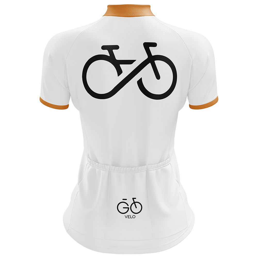 VéloHub - Wit Fietsshirt Korte Mouw