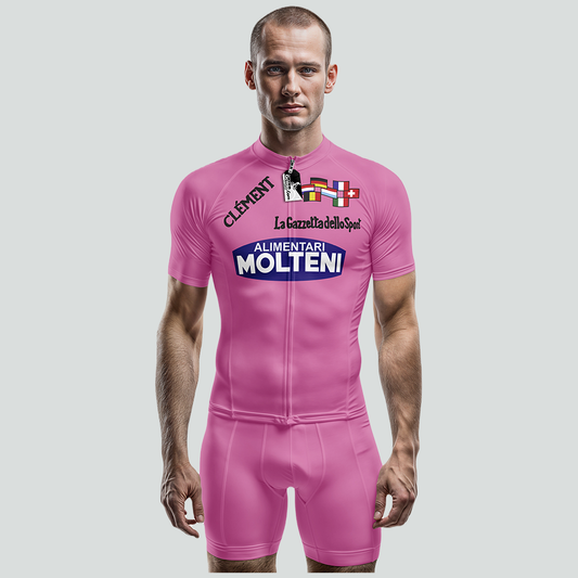 Molteni Pink Cycling Jersey