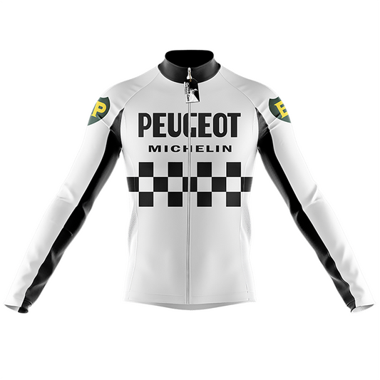 Peugeot Vintage Long Sleeve Cycling Jersey